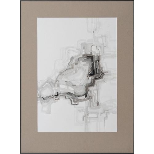 Joan Claret, Abstract Compositions, Watercolours, Set of 3 For Sale - Image 3 of 11