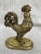 Mid 20th Century Vintage Solid Brass Rooster Figurine For Sale - Image 9 of 12