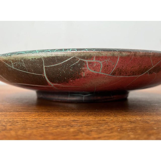 Art Deco German Studio Pottery Wall Plate by Richard Uhlemeyer, 1940s For Sale - Image 9 of 15