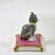 French Antique French La Courtille Workshop Cat on Pink Pillow Figurine For Sale - Image 3 of 10