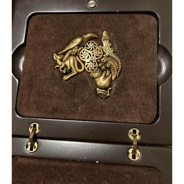 Rare Ilaria Logi Southern Cross 7 Pc Puzzle Australia 1983 Phosphorated Bronze For Sale In Boston - Image 6 of 11