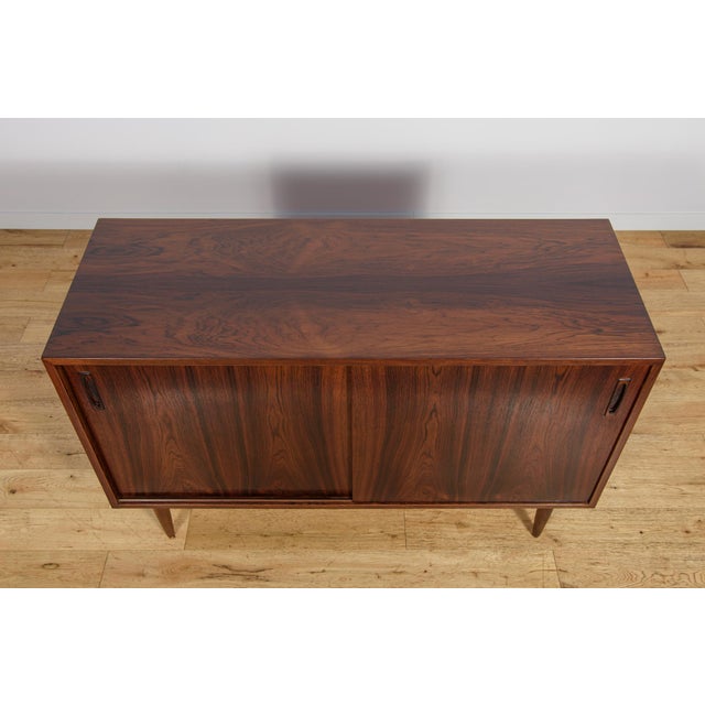 Mid-Century Modern Small Mid-Century Rosewood Sideboard, Denmark,1960s For Sale - Image 3 of 18