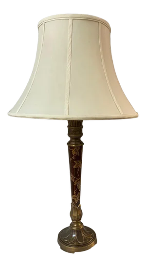 Lamp With Grapevine Column