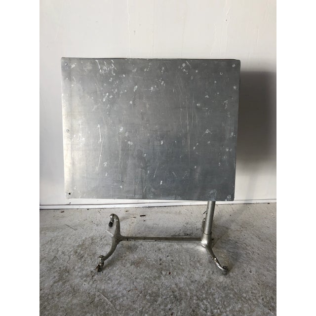 Metal Victorian Art School Drawing Stand With Casters For Sale - Image 7 of 7