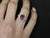 Late 20th Century Rare 4.18ct Gia Certified Pink Sapphire & 1.32ct Diamond Platinum Ring Size 6.25 For Sale - Image 17 of 18