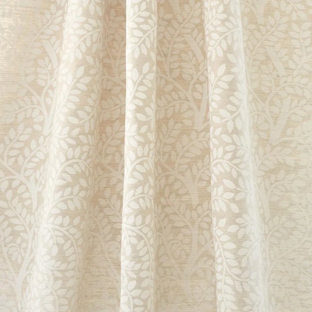 Not Yet Made - Made To Order Sample - Schumacher Temple Garden II Fabric in Ivory on Unbleached For Sale - Image 5 of 5
