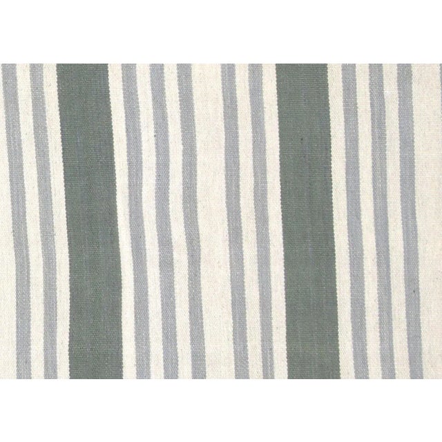 Contemporary Egyptian Kilim. Hand woven in modern designs with wool on cotton foundation in the Fustat region of the Nile...