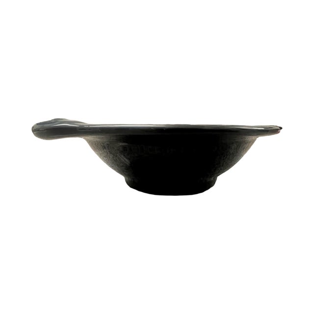 Vintage Mid Century Modern 1960s Studio Pottery Ceramic Vase Planter Drip Lava Fire Glaze For Sale In Palm Springs - Image 6 of 7