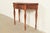 Traditional Baker Furniture Style Antique Federal Flame Mahogany Flip Top Demilune Console Game Table, Circa 1920s For Sale - Image 3 of 14