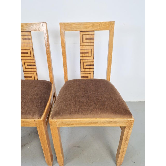 Art Deco Arts and Crafts Dining Chairs, 1930s, Set of 4 For Sale - Image 12 of 18