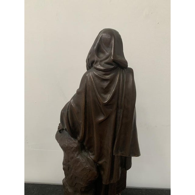 Carved Bronze Group by Pierre Ernst Bouret, 20th Century For Sale - Image 12 of 13