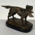 Antique Bronze Statue of Dog on Black Marble Base For Sale - Image 13 of 13