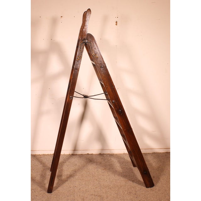 19th Century Library Ladder, 1890s For Sale - Image 10 of 12