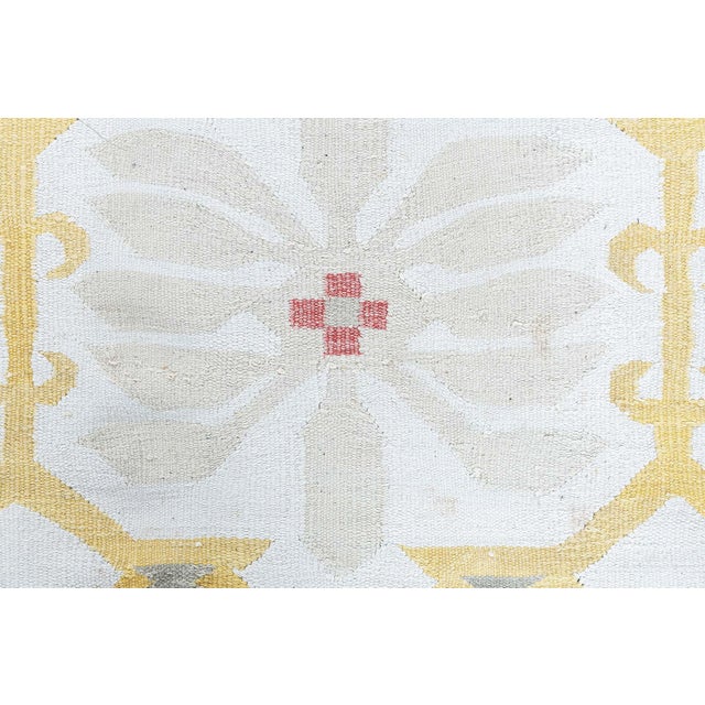 Doris Leslie Blau Vintage Indian Dhurrie Rug For Sale - Image 4 of 9