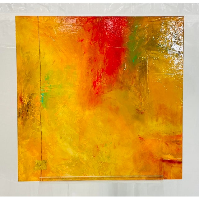 2000 - 2009 Sam Richardson “Amana Series” Abstract Painting on Board, American Contemporary For Sale - Image 5 of 18