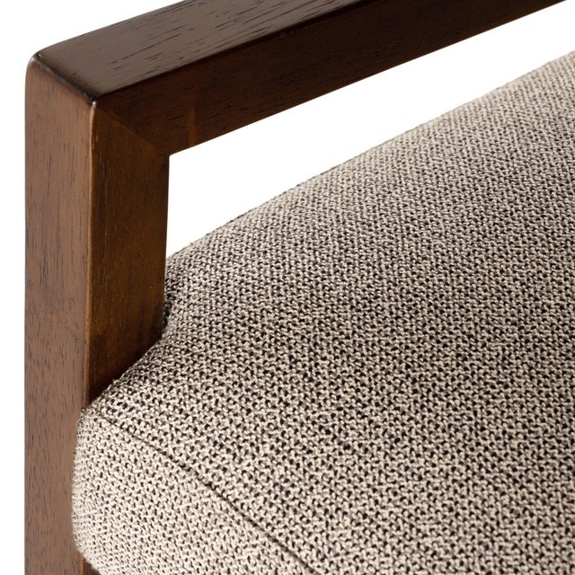 Contemporary Four Hands Ferris Dining Armchair - Tulsa Ink For Sale - Image 3 of 12