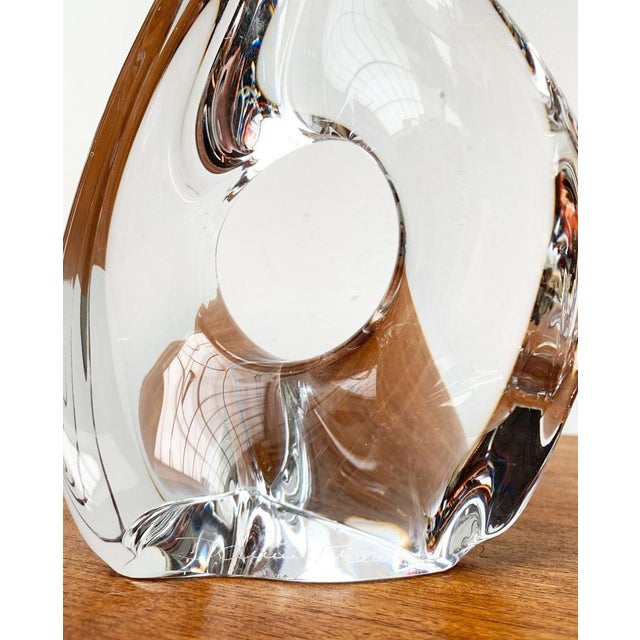 Mid-Century French Glass Table Lamp from Daum, 1960s For Sale - Image 5 of 18