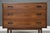 A beautiful mid century modern walnut three drawer dresser chest designed by Jack Cartwright for Founders. Professionally...