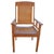 Andrianna Shamaris Colonial Teak Wood and Rattan Chair For Sale - Image 15 of 18