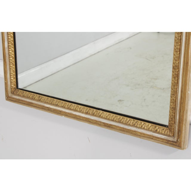 1950s French Louis XV Style Trumeau Decorator Mirror For Sale - Image 5 of 16