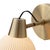 Petaluma Bone Porcelain Wall Sconce - Weathered Brass, Plug-In, Dimmer Switch For Sale In Los Angeles - Image 6 of 11
