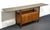 Late 20th Century Davis Cabinet Co. Solid Walnut Italian Provincial 80" Flip Top Server Buffet For Sale - Image 5 of 12