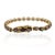 Metal 18.47Carat Smoky Quartz Tennis Bracelet in 14k Solid Yellow Gold by VRJewels For Sale - Image 7 of 12