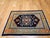 Vintage Tibetan Medallion Rug, Wool on Cotton, Black & Green, 1900s, 2' x 3' For Sale - Image 10 of 11