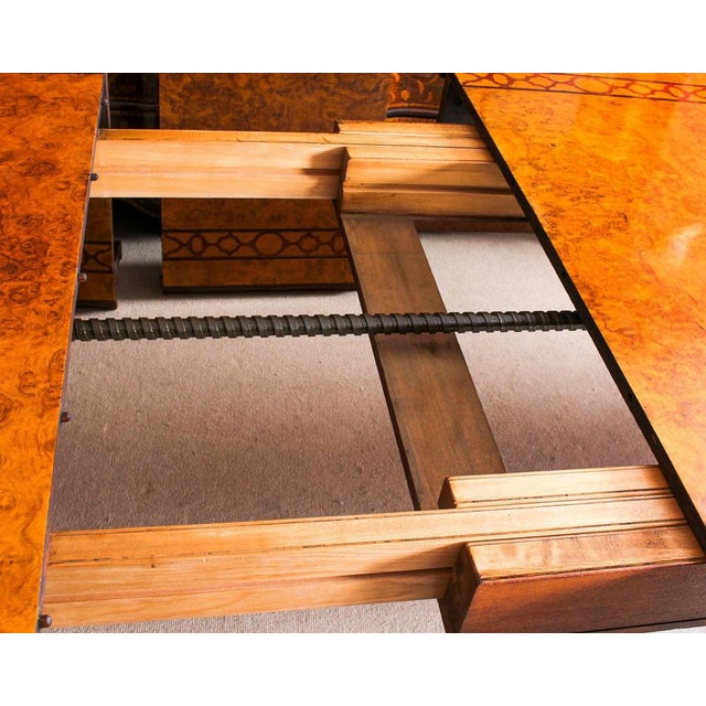 Elizabethan Revival Pollard Oak Dining Table and 14 Chairs, 19th Century, Set of 15 For Sale - Image 12 of 18