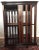 1900s Antique English Mahogany and Burl Inlaid Revolving Bookcase For Sale - Image 4 of 11