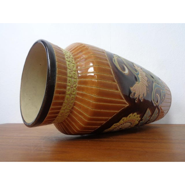 Art Nouveau Pottery Vase, 1920s For Sale - Image 11 of 17