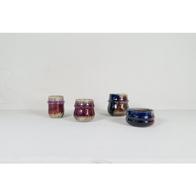 Mid-Century Modern Ceramic Pieces by Sylvia Leuchovius for Rörstrand, 1960s, Set of 4 For Sale - Image 8 of 11