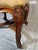 Late 19th Century Louis XV Carved Walnut Side Chair, Cream Damask For Sale In Charlotte - Image 6 of 14