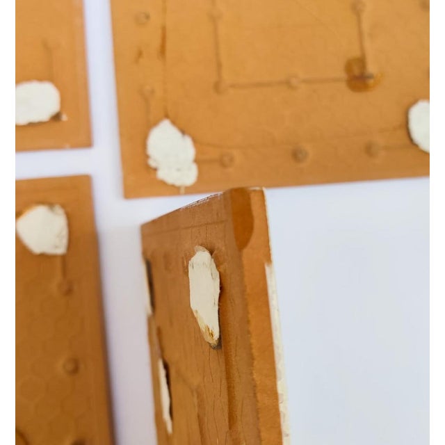 Ceramic La Casa Degli Efebi Tiles by Gio Ponti for Casa Bardelli, 1980s, Set of 4 For Sale - Image 11 of 12