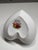 Vintage Royal Albert Old Country Roses heart-shaped trinket box, crafted in fine bone china in England. This romantic...