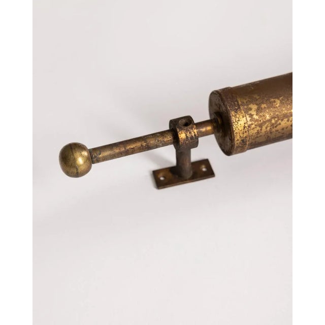 Vintage Italian Wall Lamp in Adjustable Brass, 1940s For Sale - Image 3 of 7