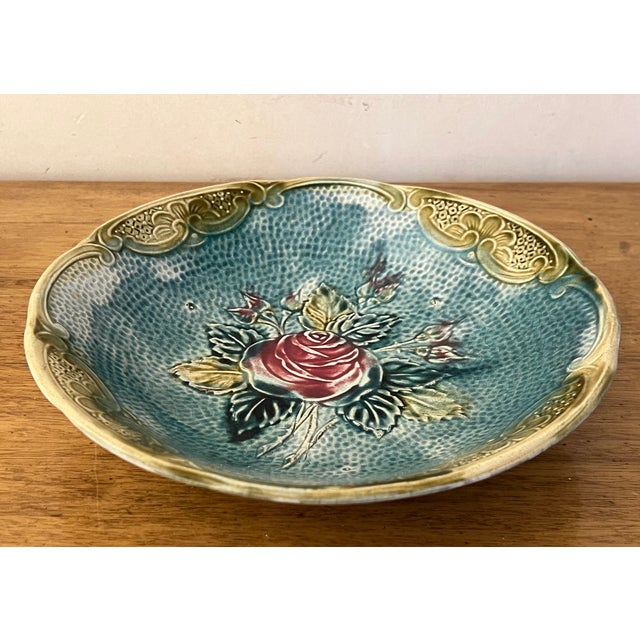 Art Nouveau Wasmuel Rose Bowl, C. 1890, Belgium For Sale - Image 3 of 6