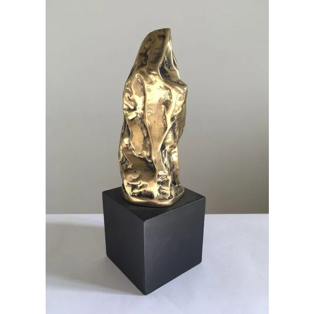 Italian Bronze Abstract Sculpture by Cristina Roncati, 1980 For Sale - Image 3 of 13