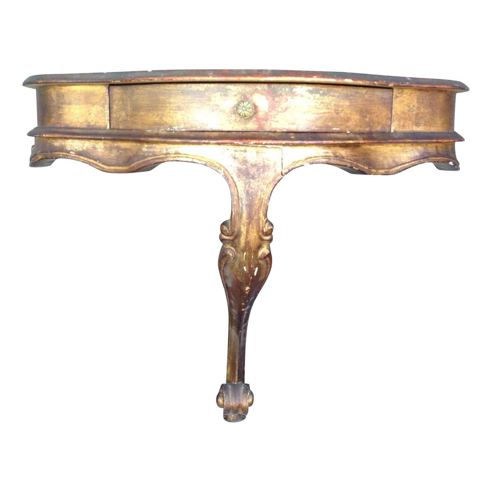 Italian Gilt Wall Shelf Chairish