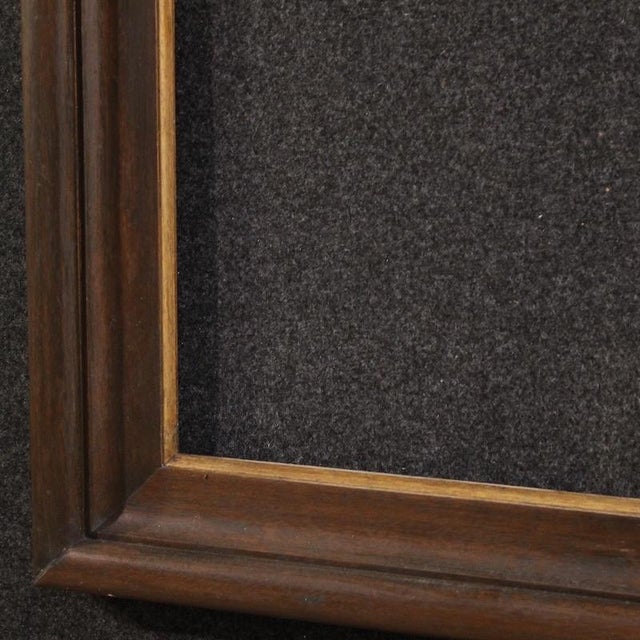 Brown Vintage Dutch Wooden Frame, 1950 For Sale - Image 8 of 14