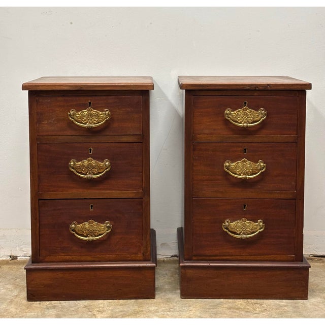 Some of the most interesting pieces of English furniture are those that have quietly evolved over time. This pair of...
