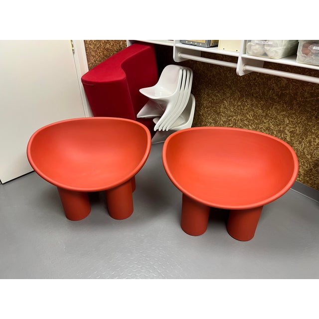 Faye Toogood Roly Poly by Driade Chairs - Set of 2 | Chairish