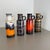 Article: Set of four fat lava art vases. Producer: Scheurich, Germany. Decade: 1970s. These original vintage vases was...