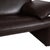 Animal Skin Leather Brown Two-Seater Sofa with Manual Function by Jori Linea, Set of 2 For Sale - Image 7 of 17