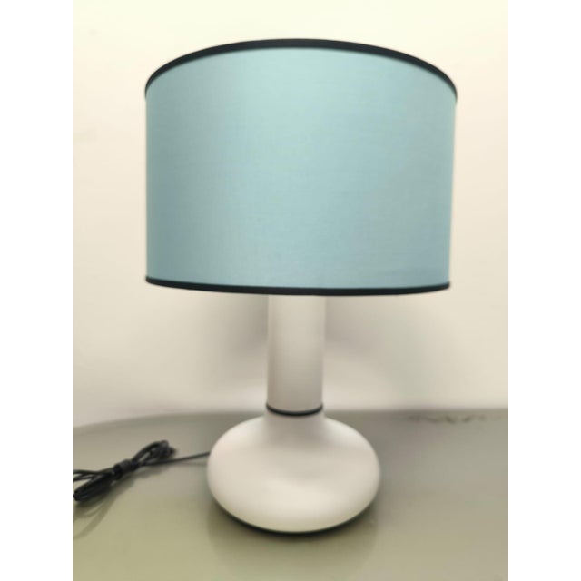 Vintage Blue Table Light, 1970s For Sale - Image 4 of 7