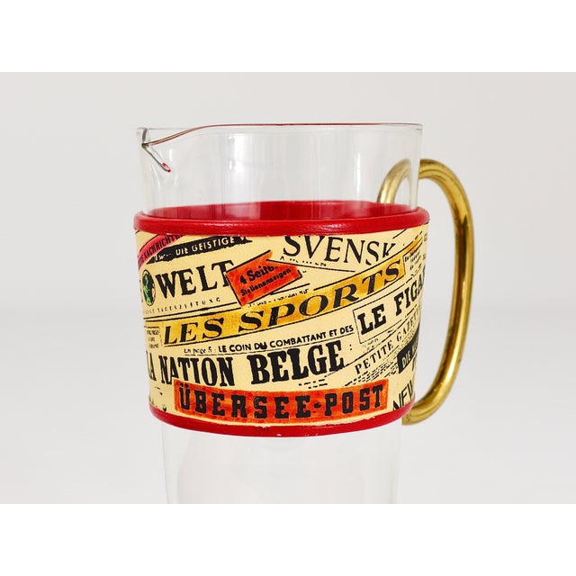 Midcentury Glass Pitcher by Carl Auböck, Austria, 1950s For Sale - Image 11 of 15