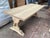 French Weathered Solid Plank Oak Monastery Table For Sale - Image 4 of 13