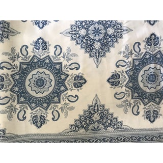 Schumacher Montecito Medallion Fabric - 3 Yards For Sale