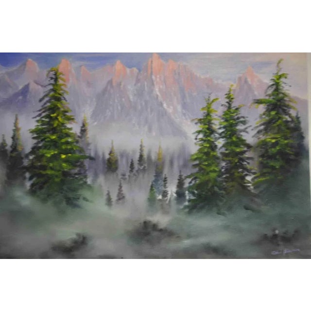 Sunrise over the Dolomites is an original artwork realized by the Italian artist Adriano Bernetti da Vila in 2017. Hand-...