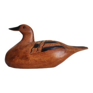 Vintage Wood Pintail Hen Duck Decoy For Sale